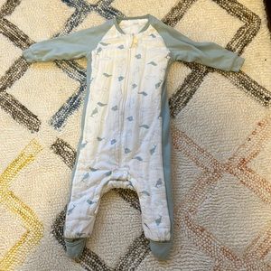 Raglan Bamboo Long Sleeve Footed Sleep Bag 2.5 TOG